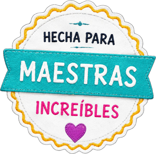 Hecha para maestras increíbles
