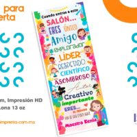 Lona para puerta Bienvenidos