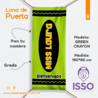 Lona para puerta Green Crayon