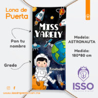 Lona para puerta Astronauta