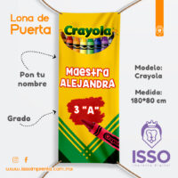Lona para puerta Crayola