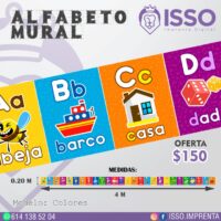 Alfabeto mural Colores Chico