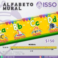 Alfabeto mural CRAYOLA Chico