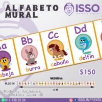 Alfabeto mural Animales Chico